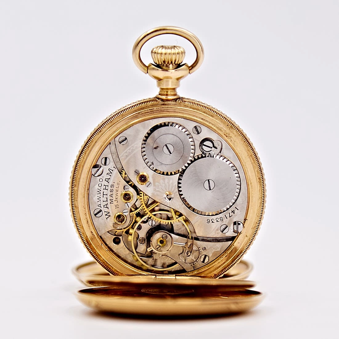 Waltham 15 Jewel 14k Pocket Watch Circa 1907